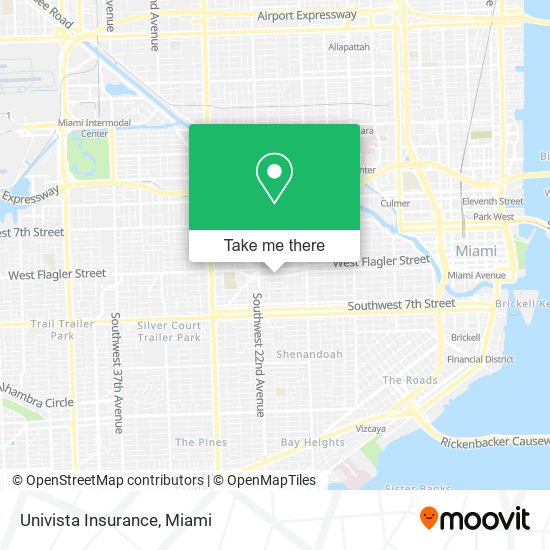 Univista Insurance map