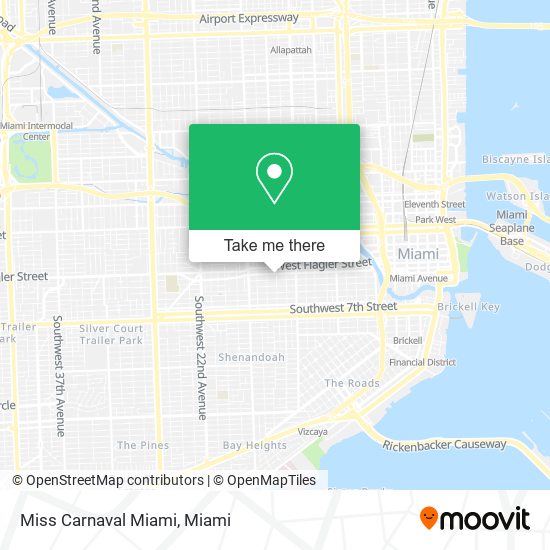 Miss Carnaval Miami map