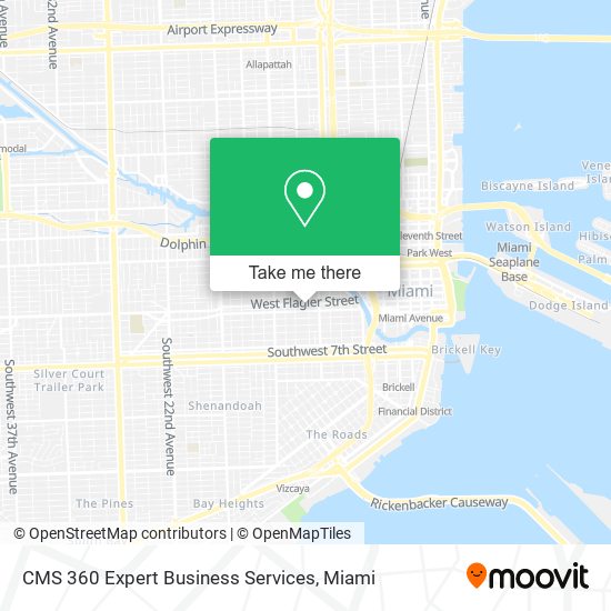 Mapa de CMS 360 Expert Business Services