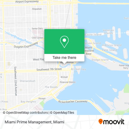 Mapa de Miami Prime Management