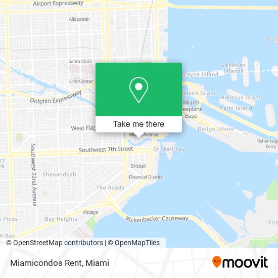 Mapa de Miamicondos Rent