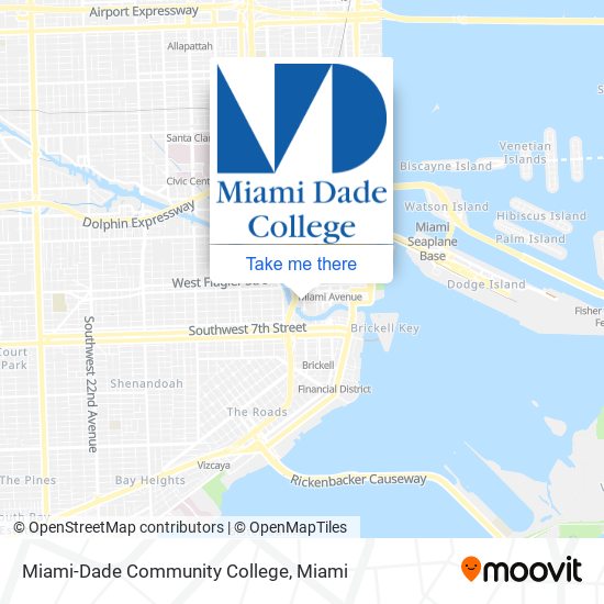 Miami-Dade Community College map