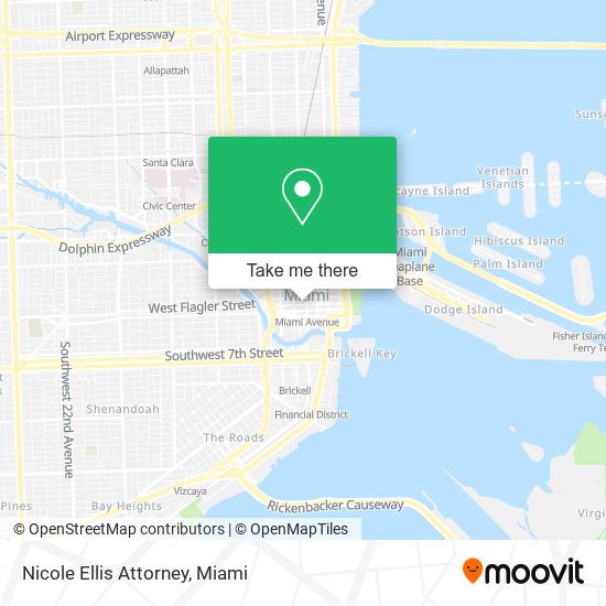 Nicole Ellis Attorney map
