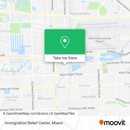 Immigration Relief Center map