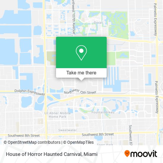 Mapa de House of Horror Haunted Carnival