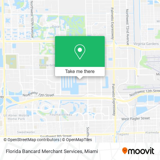 Mapa de Florida Bancard Merchant Services