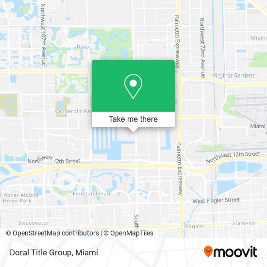 Doral Title Group map