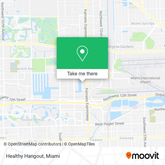 Healthy Hangout map