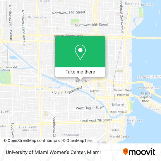 University of Miami Women's Center map