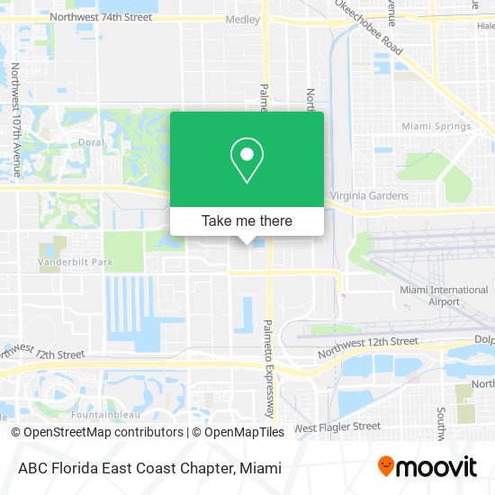 ABC Florida East Coast Chapter map