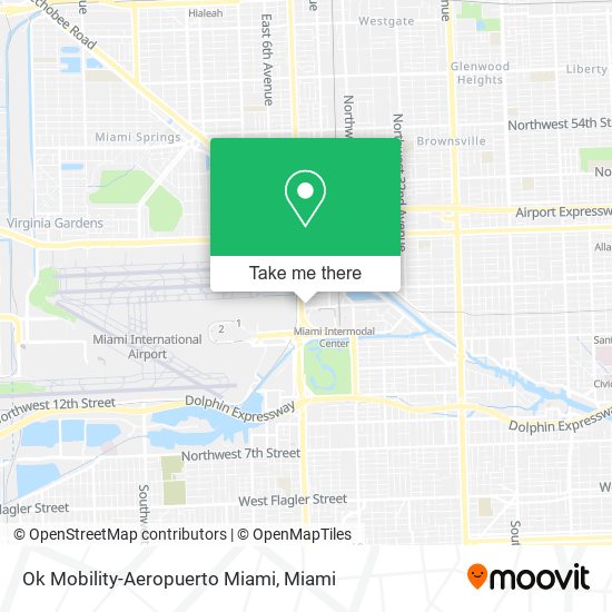 Ok Mobility-Aeropuerto Miami map