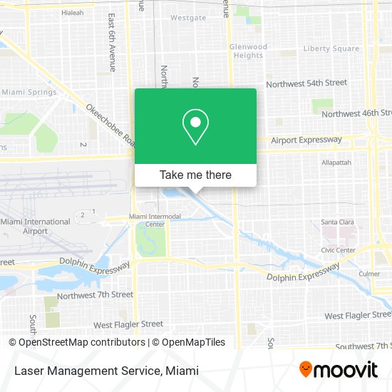 Laser Management Service map