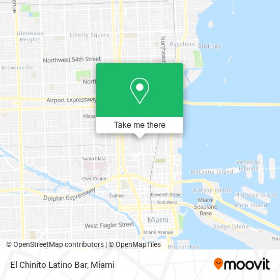 El Chinito Latino Bar map