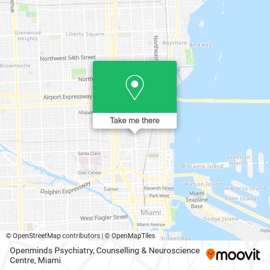 Mapa de Openminds Psychiatry, Counselling & Neuroscience Centre
