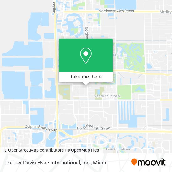 Mapa de Parker Davis Hvac International, Inc.