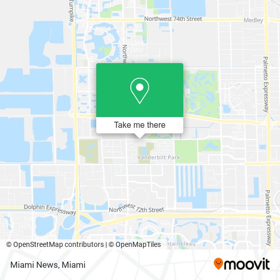 Mapa de Miami News