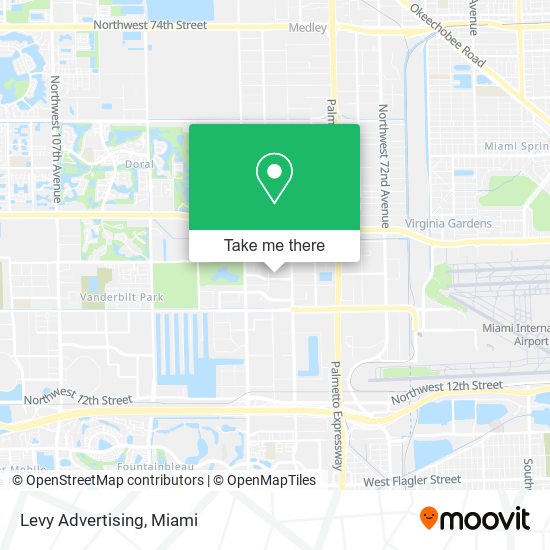 Levy Advertising map