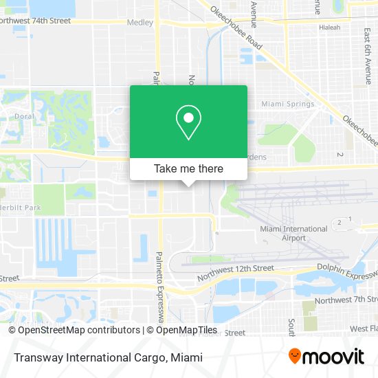 Transway International Cargo map