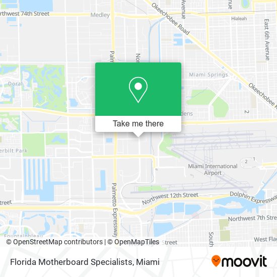 Florida Motherboard Specialists map