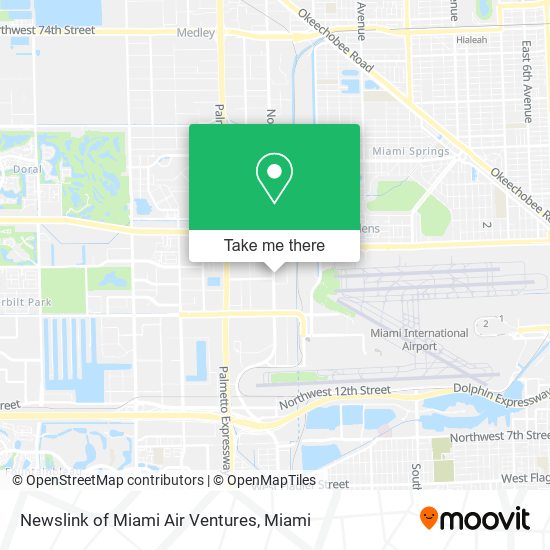 Newslink of Miami Air Ventures map