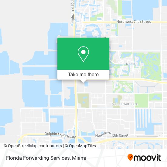 Mapa de Florida Forwarding Services