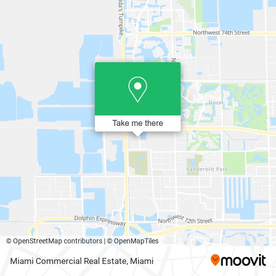 Mapa de Miami Commercial Real Estate