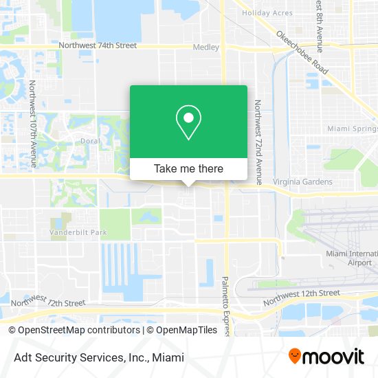 Adt Security Services, Inc. map
