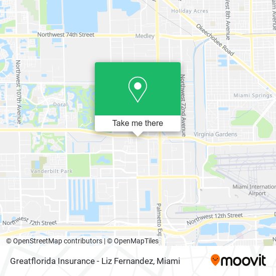 Greatflorida Insurance - Liz Fernandez map