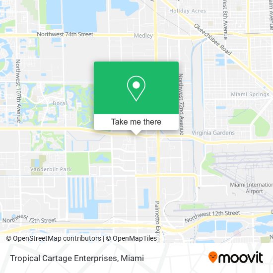 Tropical Cartage Enterprises map