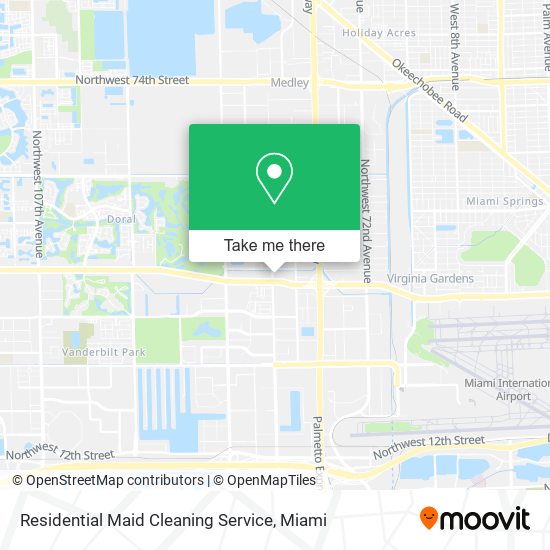 Residential Maid Cleaning Service map