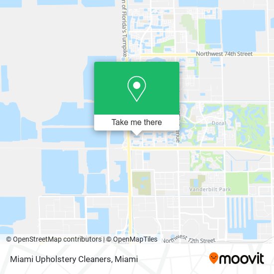Mapa de Miami Upholstery Cleaners