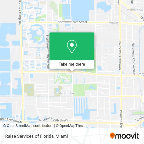 Raise Services of Florida map