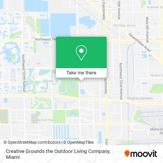 Mapa de Creative Grounds the Outdoor Living Company