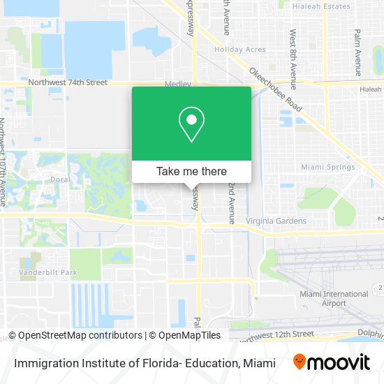 Mapa de Immigration Institute of Florida- Education