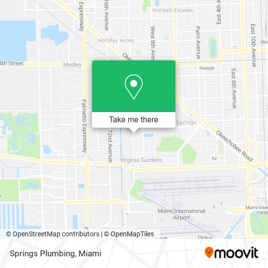 Springs Plumbing map