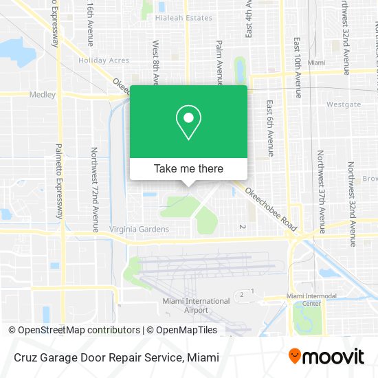 Cruz Garage Door Repair Service map