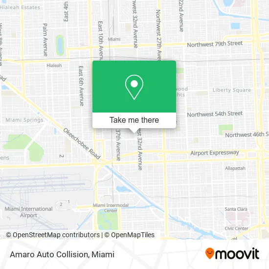 Amaro Auto Collision map