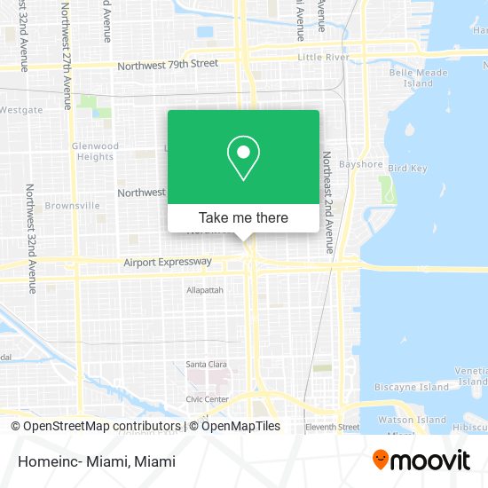 Mapa de Homeinc- Miami