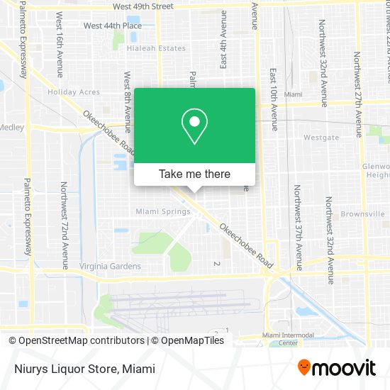Mapa de Niurys Liquor Store