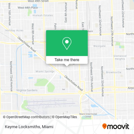 Keyme Locksmiths map