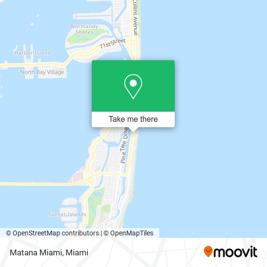 Mapa de Matana Miami