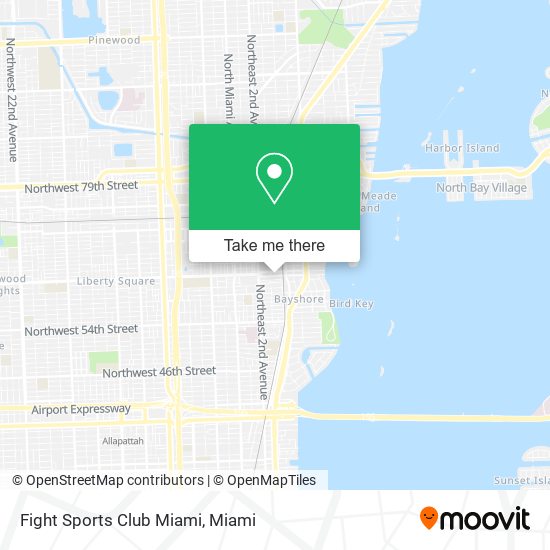 Fight Sports Club Miami map