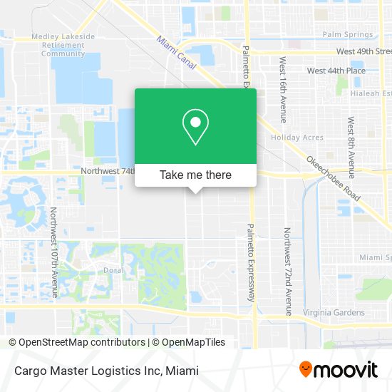 Mapa de Cargo Master Logistics Inc