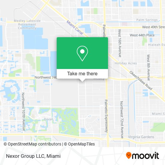 Nexor Group LLC map