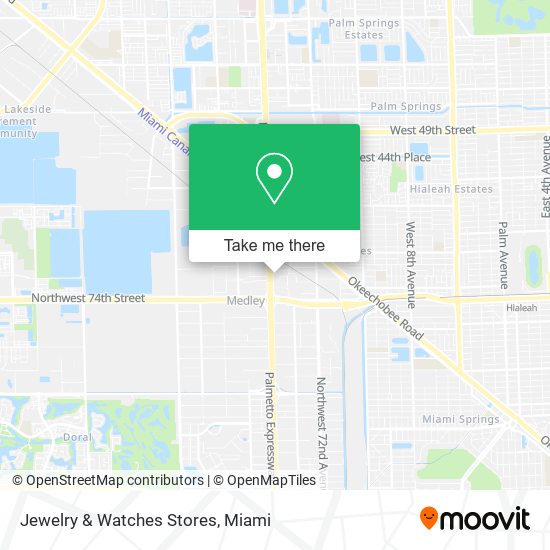 Jewelry & Watches Stores map