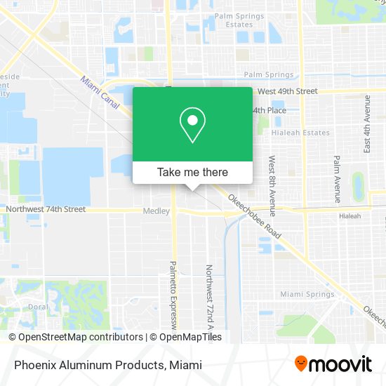 Phoenix Aluminum Products map