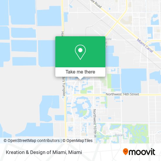 Kreation & Design of Miami map
