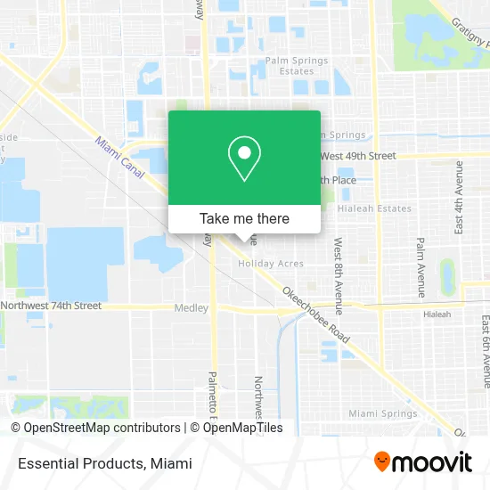 Essential Products map