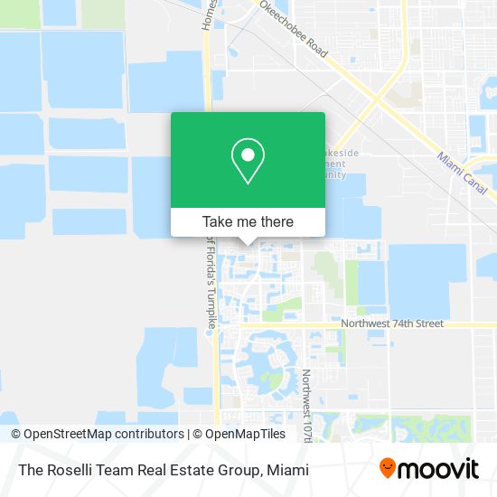 The Roselli Team Real Estate Group map