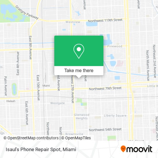 Isaul's Phone Repair Spot map